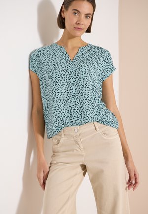 Cecil, DROPPED SHOULDER BLUSE MIT PRINT - Bluse - crystal mint