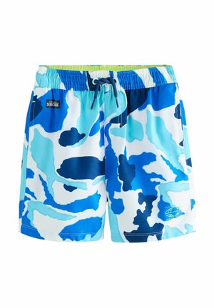 Next REGULAR FIT - PRINTED - Short de bain - light blue camo