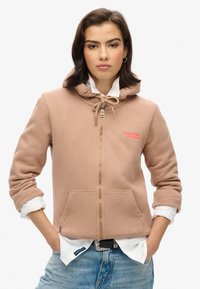 Superdry & Co Sweater met rits - winter taupe