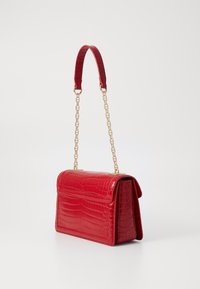 Love Moschino CHAIN DETAIL CROCO - Borsa a tracolla - rosso