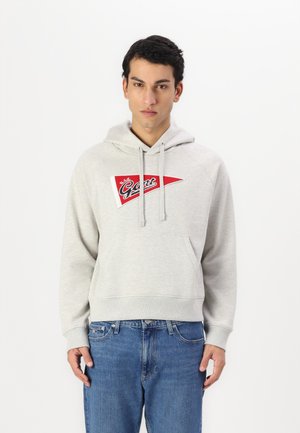 EXCLUSIVE HERITAGE 2.0 BOXY VINTAGE SWEAT HOODIE - Sweatshirt - light grey melange