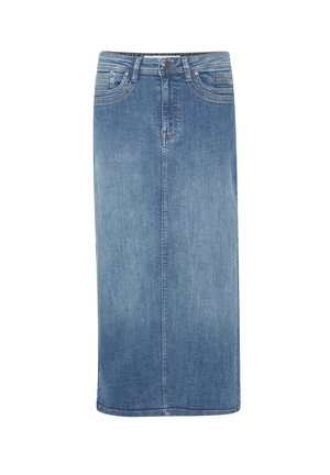 PULZ PZKATJA - Denimnederdele - medium blue denim