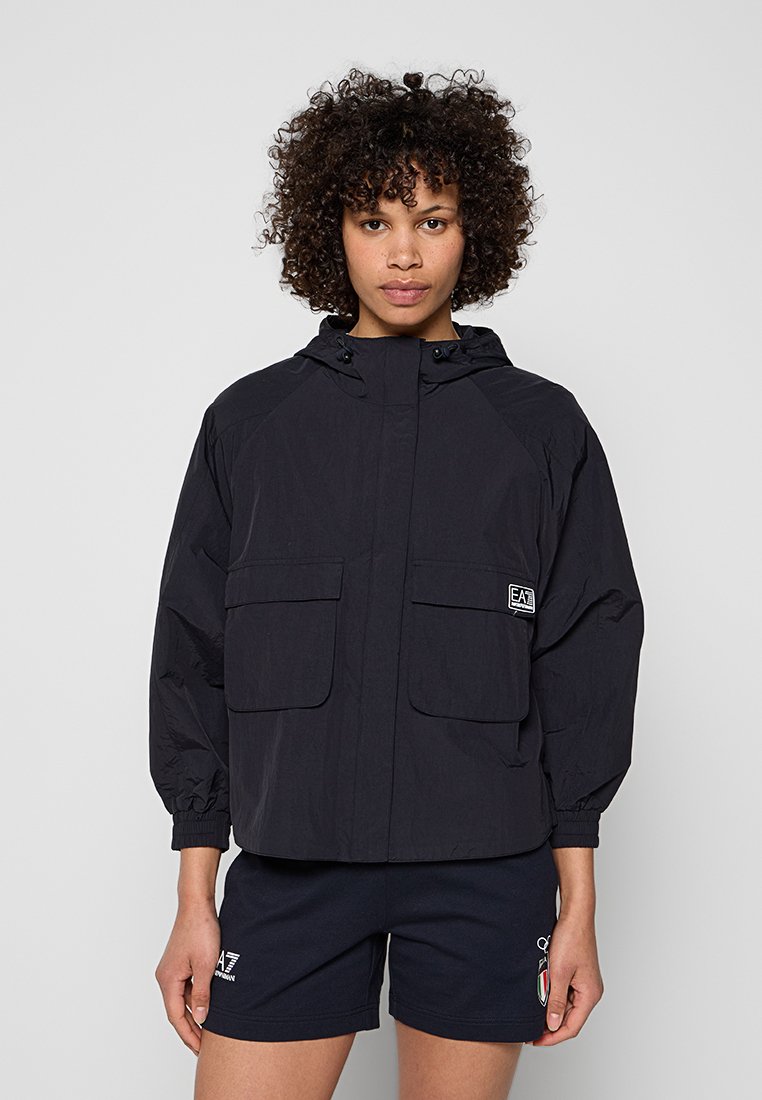 EA7 Emporio Armani Regenjas zwart