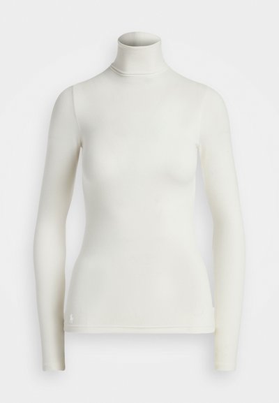 Polo Ralph Lauren STRETCH RIBBED TURTLENECK - Topper langermet - nevis