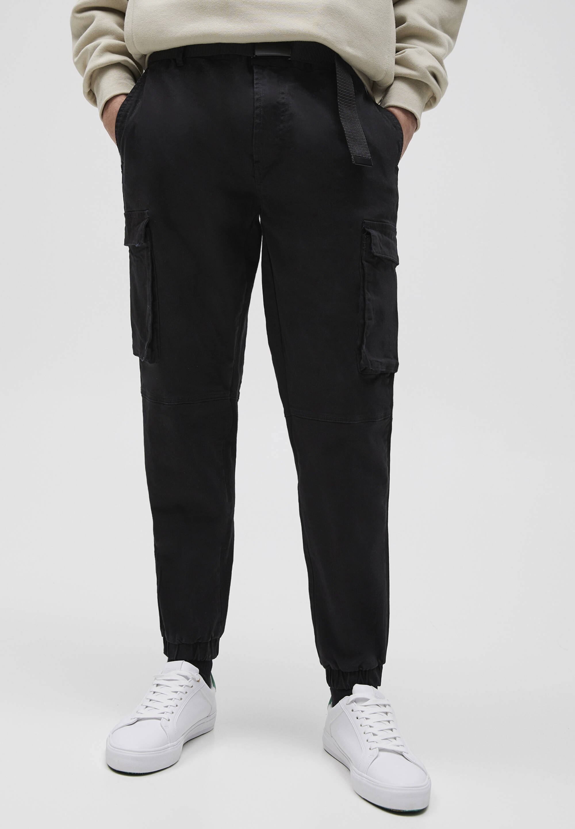 cargo noir pull and bear