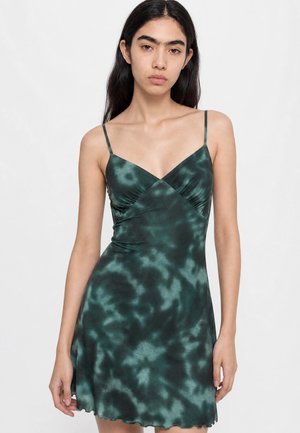 Even&Odd by Zalando, PRINTED MINI DRESS - Robe de jour - green