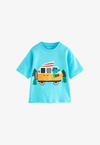 Unausgewählt, blue campervan