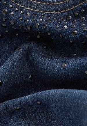 Next SUPER SOFT PETITE - Jeans Bootcut - blue embellished