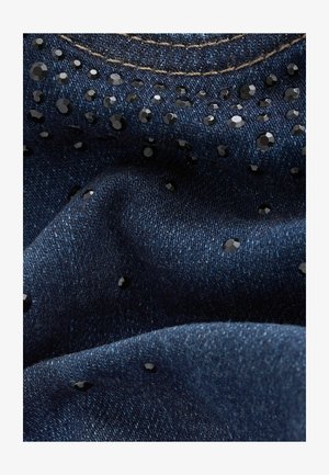 Next SUPER SOFT PETITE - Bootcut-teksad - blue embellished