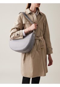 Borbonese LUNA MIDDLE CON ZIP - Cross body bag - cloud