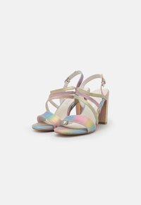 Marco Tozzi BY GUIDO MARIA KRETSCHMER - Sandalen met hoge hak - rainbow metallic