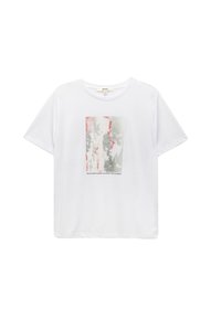T-shirt print - white