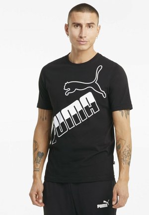 T-shirt med print - black