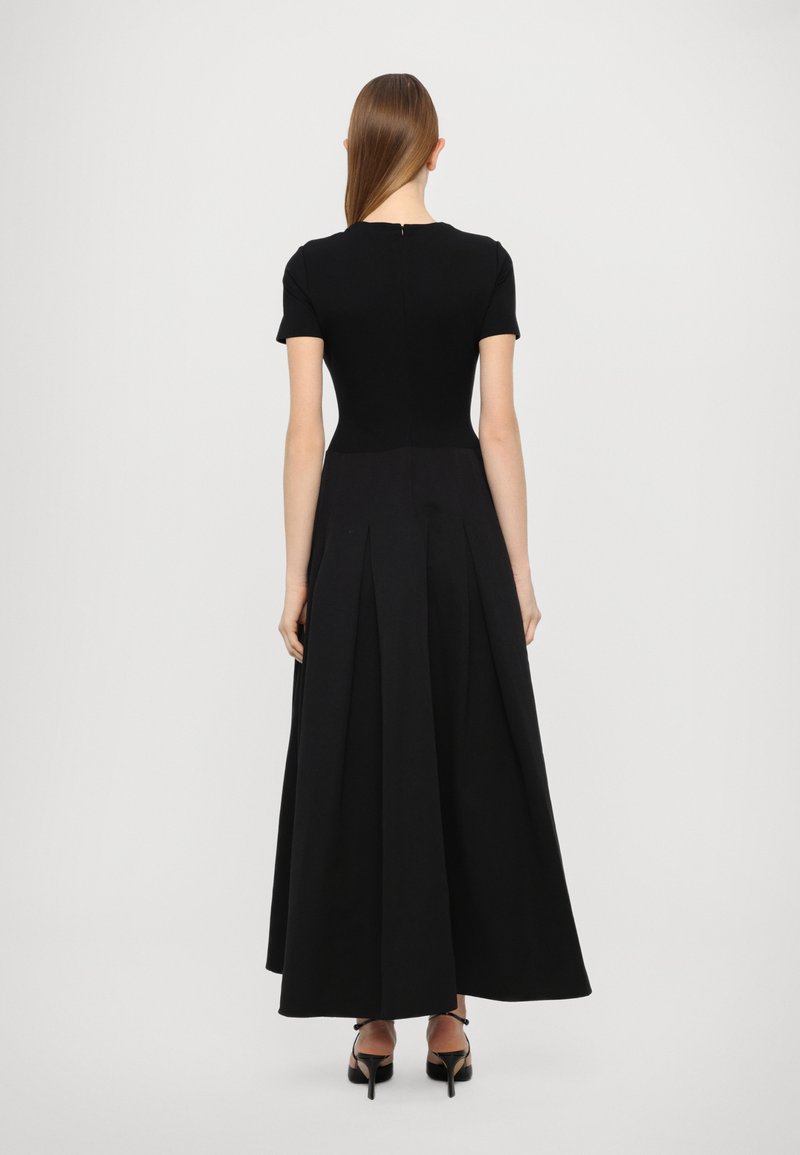 staud hopper pleated cocktail dress Staud Hopper Pleated Dress - Black