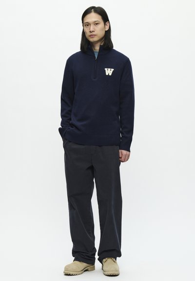 WOOD WOOD WWTAY HALF ZIPPER 25081 - Svetrík - salute