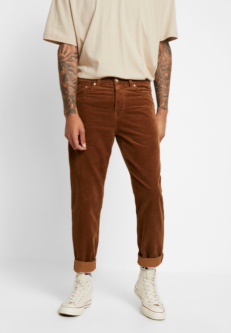 Carhartt WIP NEWEL PANT - Calças - hamilton brown rinsed