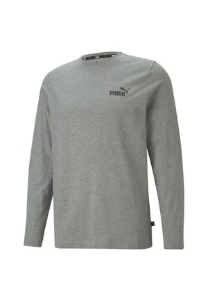 SMALL LOGO LONG SLEEVE - Långärmad tröja - medium gray heather