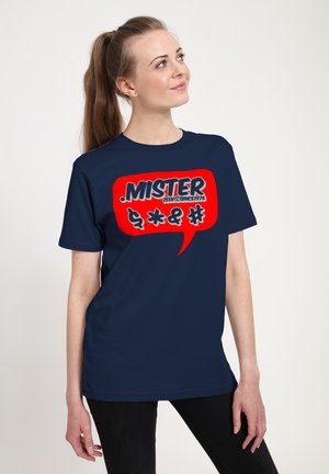 MATT KEELING MR ZEEK - T-shirts print - navy blue
