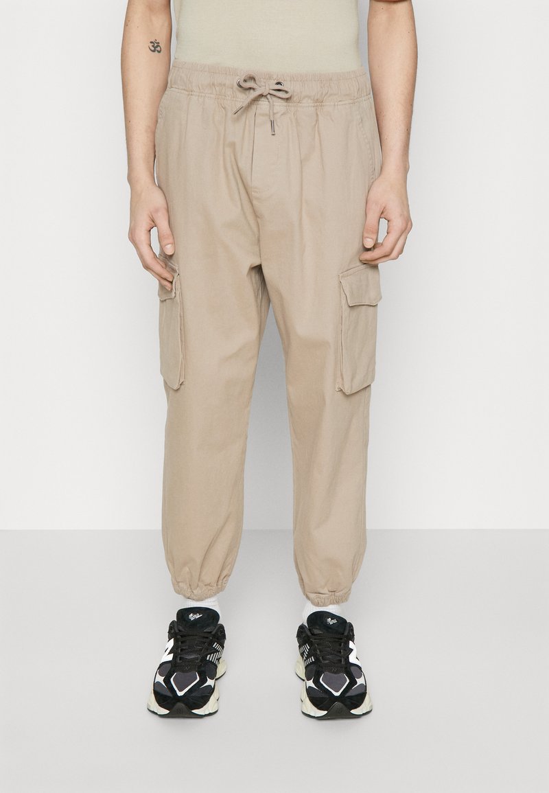 Redefined Rebel BRUCE PANTS UNISEX Cargo trousers string/light grey