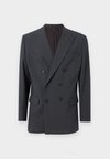 SLHRELAX LIAM PINSTRIPED FLEX - Blazer - dark grey