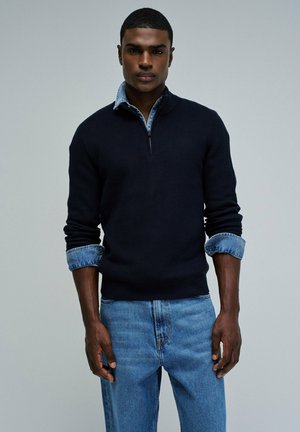 LANGARM REGULAR - Pullover - blau