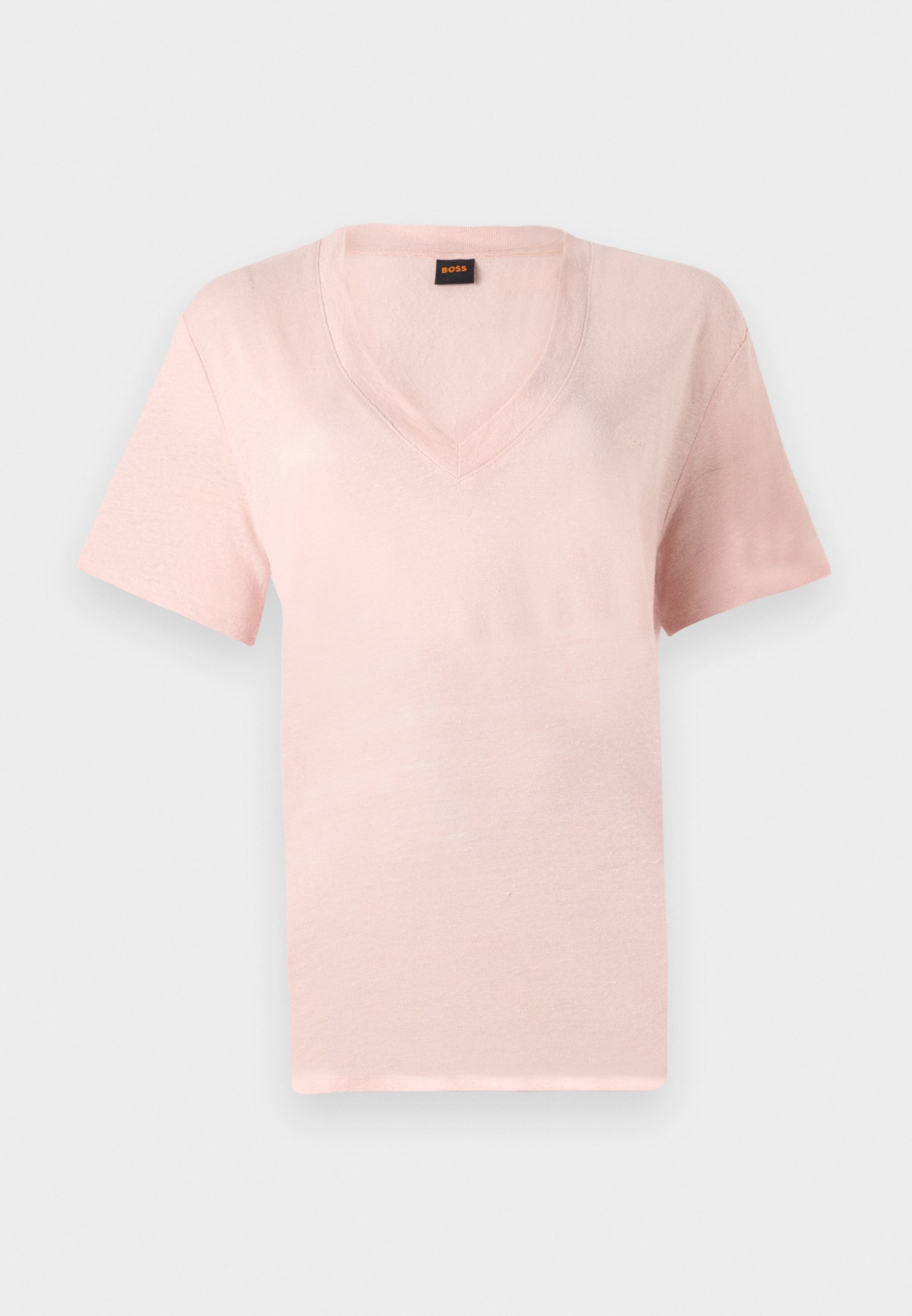売れ筋商品|||ボス Tシャツ レディース トップス ELA - Basic T-shirt - open pink BOSS ELA - T-Shirt basic - open pink/pink - Zalando