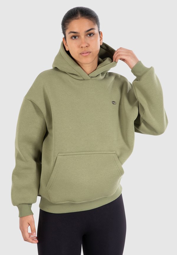 ODELIA BASIC HOODIE - Kapuzenpullover - grün