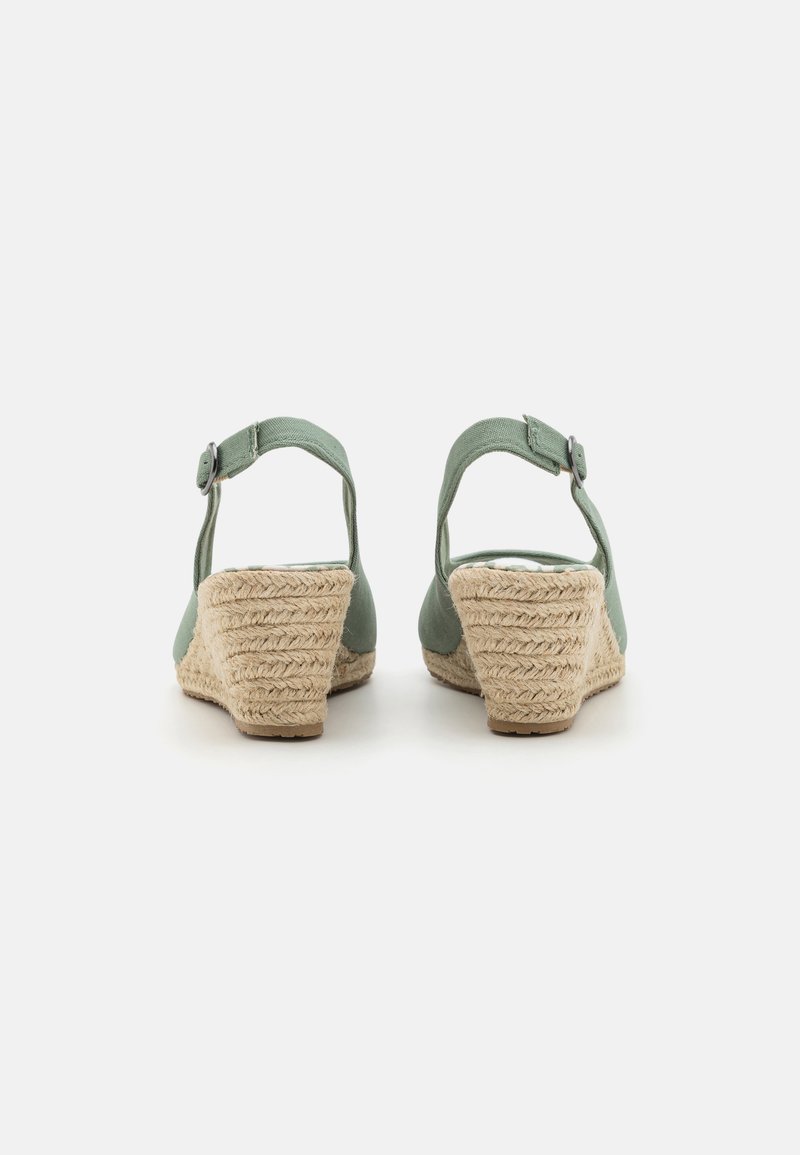 Blue Box dames sandalen met hak groen online bestellen