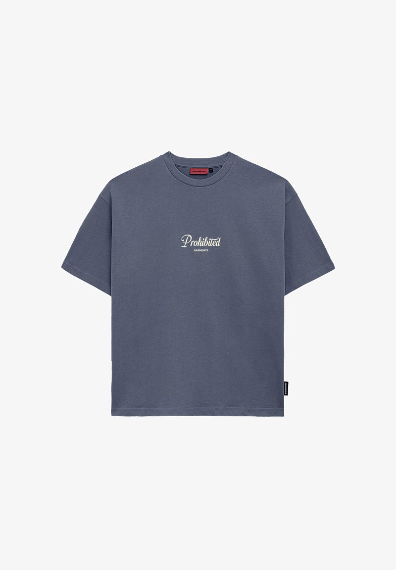 Camiseta De Protesta Con Símbolo De Prohibición Goteante - Manga Raglan, Estilo Urbano Y Rebelde | Para Conciertos, Festivales, Manifestaciones