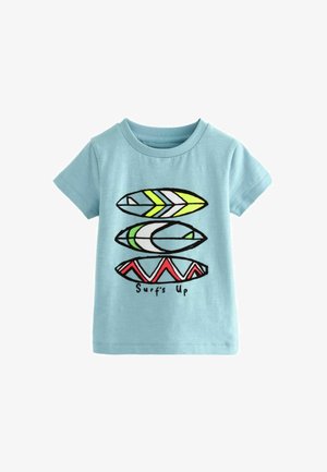 Next SHORT SLEEVE CHARACTER - T-Shirt print - mineral blue