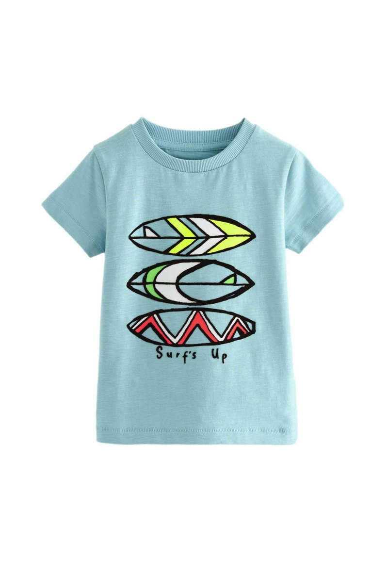 Next SHORT SLEEVE CHARACTER - Apdrukāts T-krekls - mineral blue