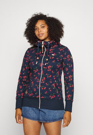 NESKA CHERRY ZIP - Felpa con zip - navy