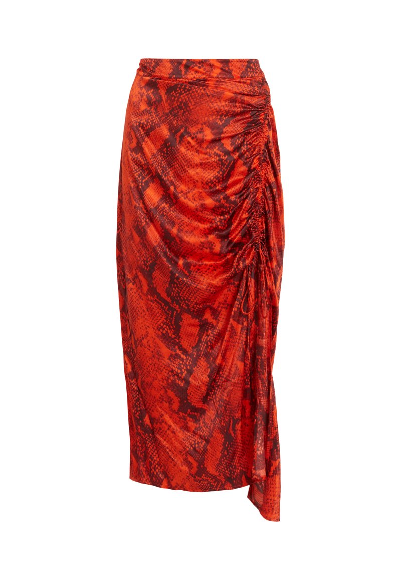 AllSaints Kokerrok oranje AllSaints Kokerrok oranje