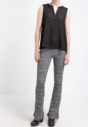 Leggings - mottled dark grey