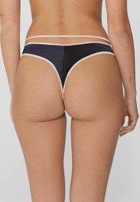 Tezenis BRAZILIAN FANCY RIBBON - String - Black