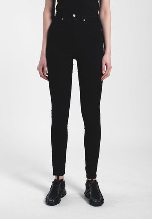 Jeggings - black denim