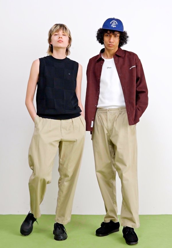DRILL PART TIMER UNISEX - Trousers - khaki2