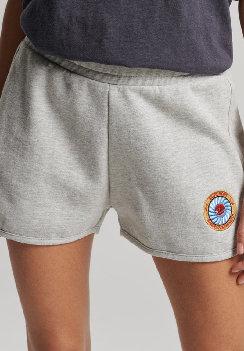 Damen Kleider | Superdry Shorts light grey marl/hellgrau - WH22986 Damen Kleider | Superdry Shorts light grey marl/hellgrau - WH22986