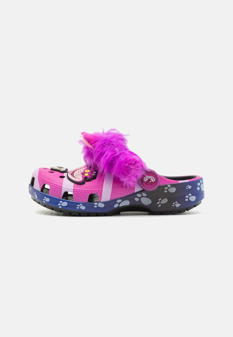 Crocs CHESHIRE CAT UNISEX - Pantoletai - black/pink