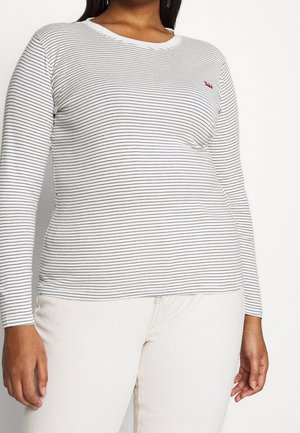 Langærmet T-shirt - off-white