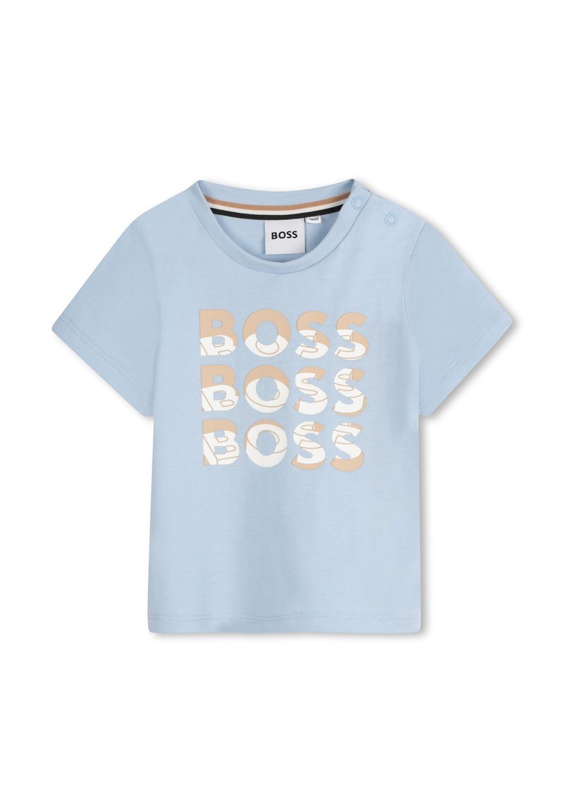 BOSS Kidswear T-shirt print blauw BOSS Kidswear T-shirt print blauw