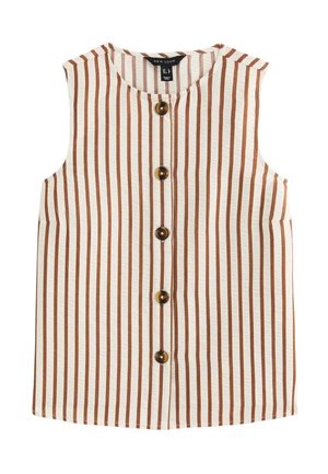 New Look, Chaleco - brown pattern