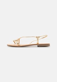 ONLY SHOES - ONLMELLY KNOTTED  - Sandali - gold Immagine in miniatura 1