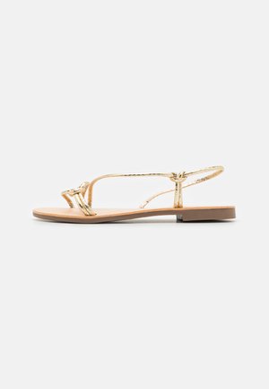 ONLMELLY KNOTTED  - Sandals - gold