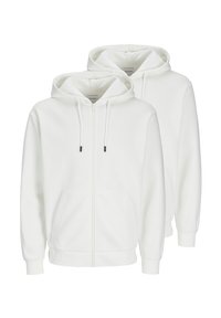 HOODIE 2ER PACK BRADLEY - Sweatjacke - cloud dancer
