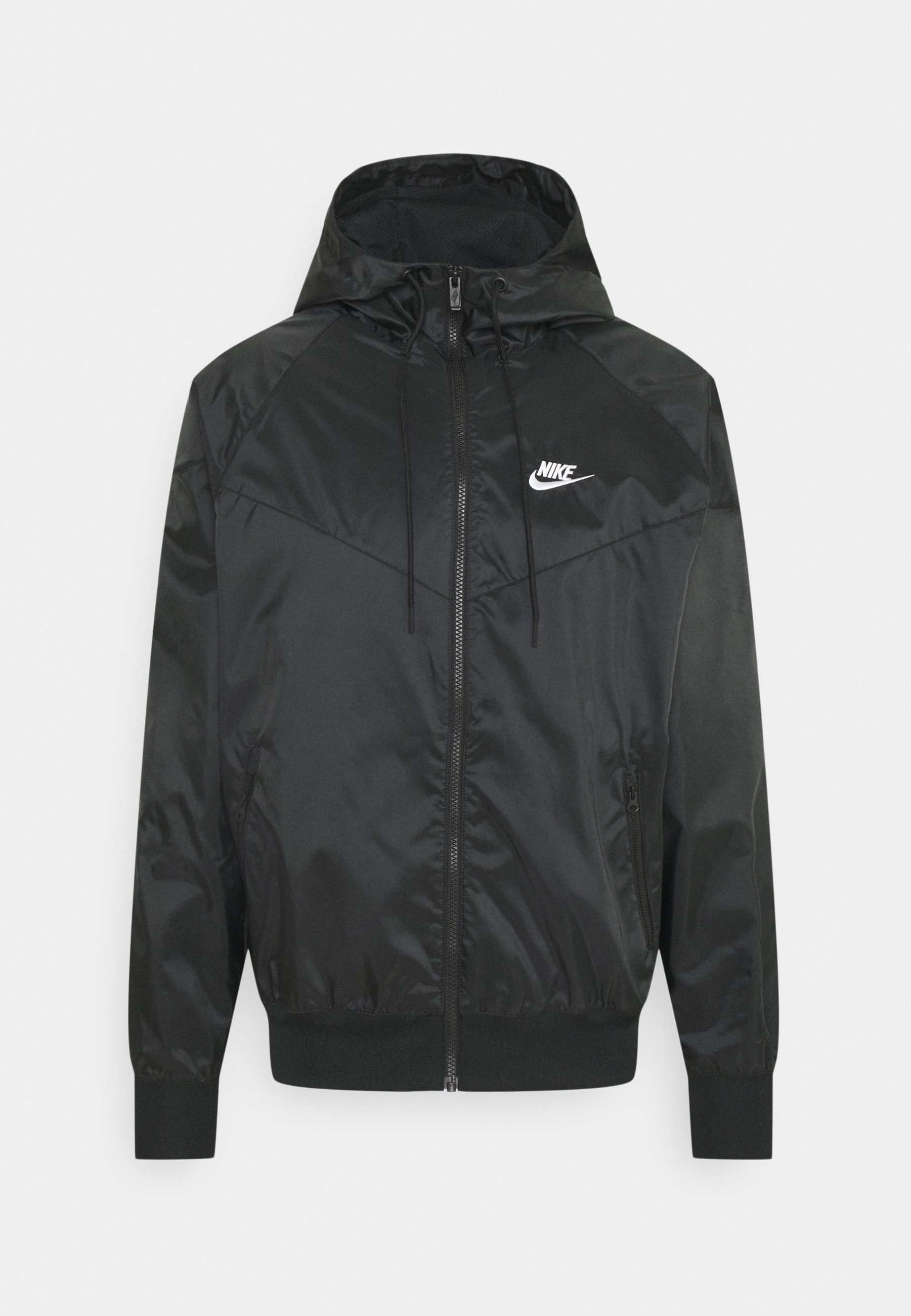 plain black nike jacket