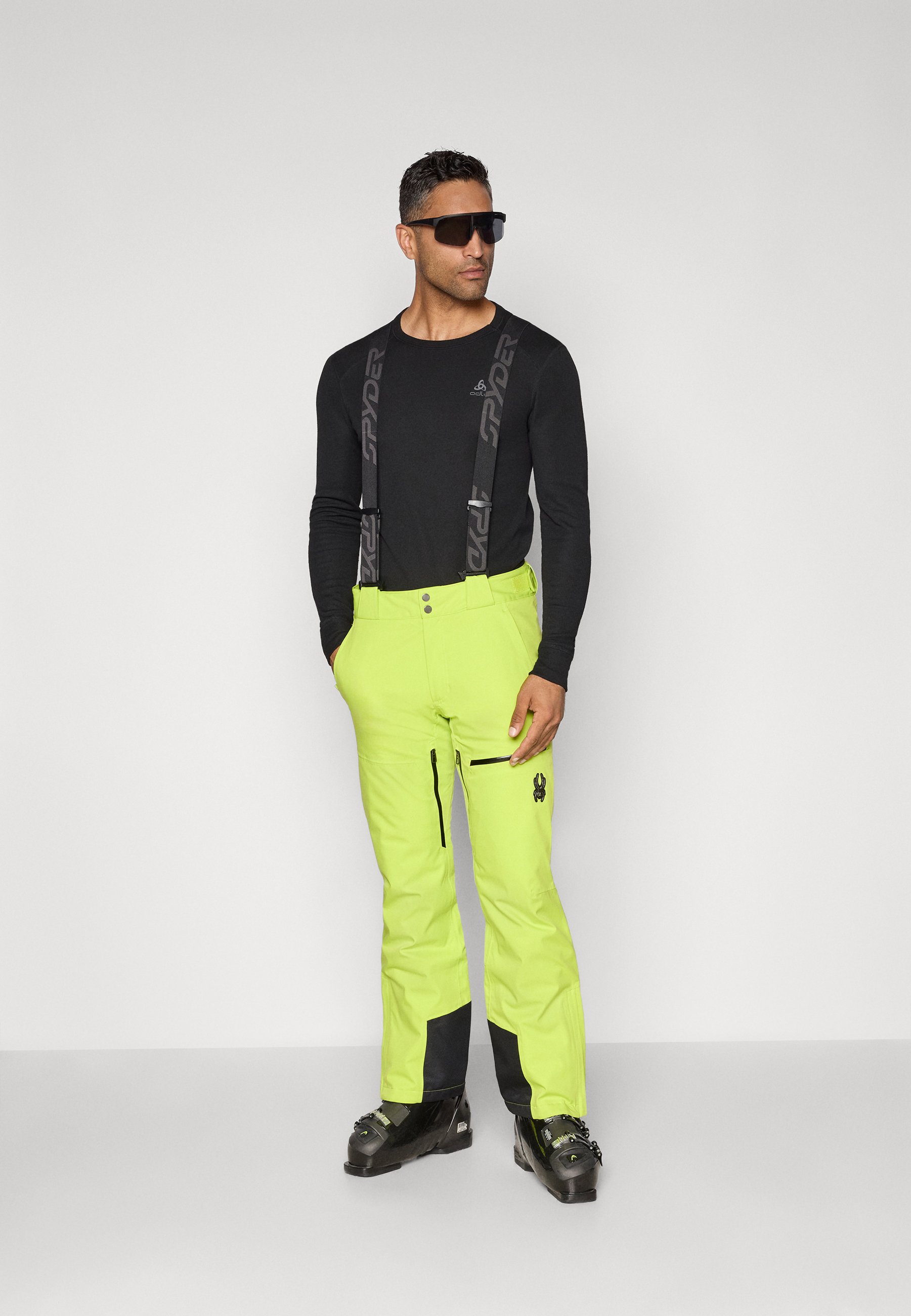 Spyder DARE PANTS - Ski pants - lime/light yellow - Zalando.co.uk