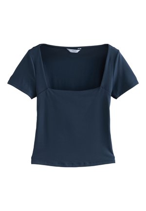 Next REGULAR FIT - SOFT TOUCH SQUARE NECK SHORT SLEEVE  - T-shirt basic - navy