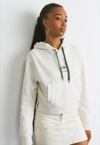 The North Face COORDINATES CROP HOODIE - Športni pulover - white dune