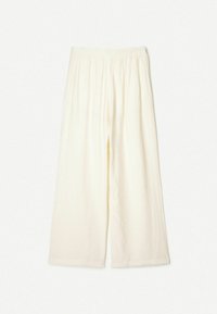 WIDE-DRAWSTRING - Nohavice - beige